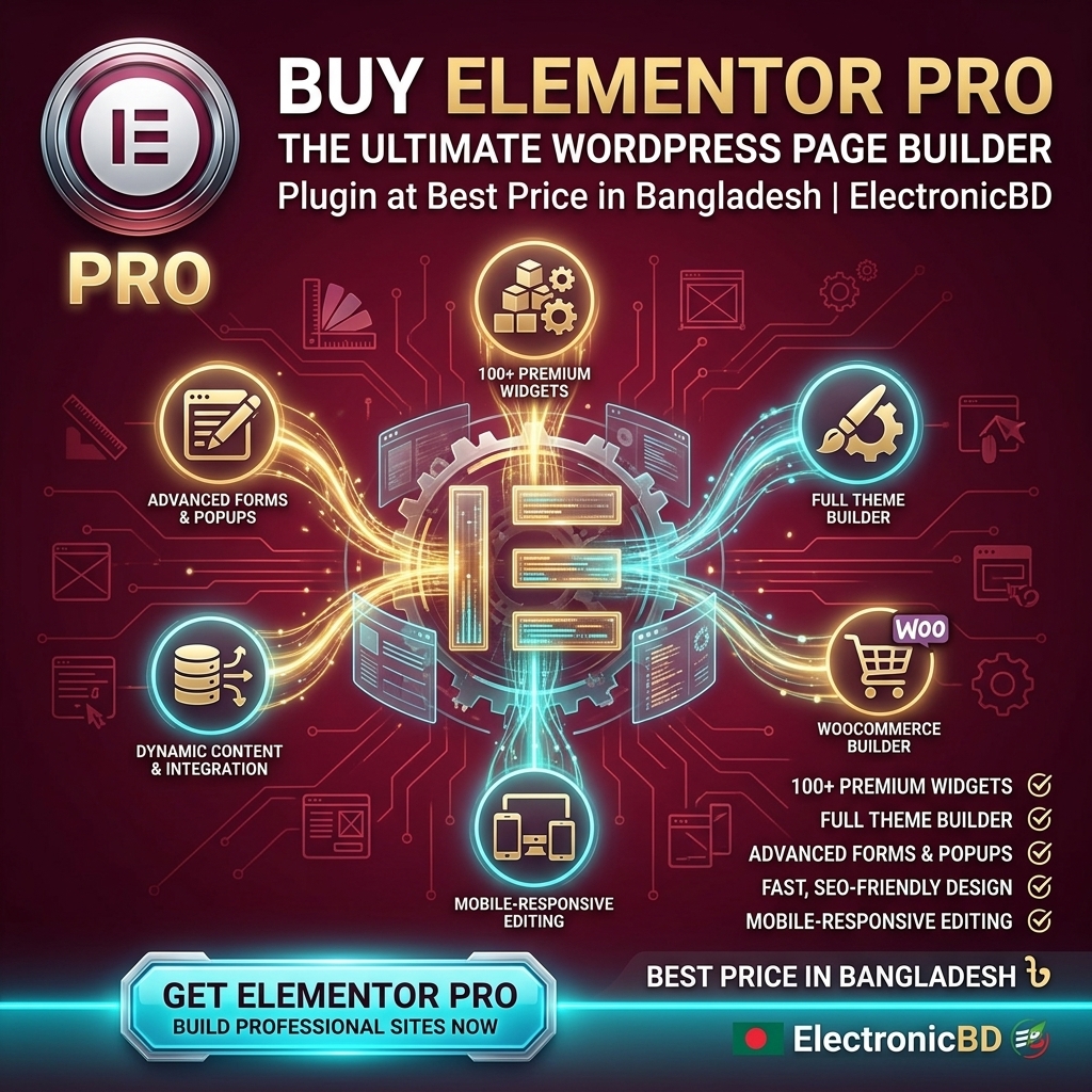 Buy Elementor Pro Plugin at Best Price in Bangladesh | ElectronicBD